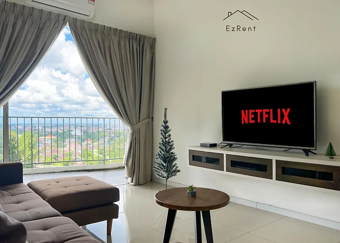 Taiping City View Condo Near Lake Garden/ Netflix